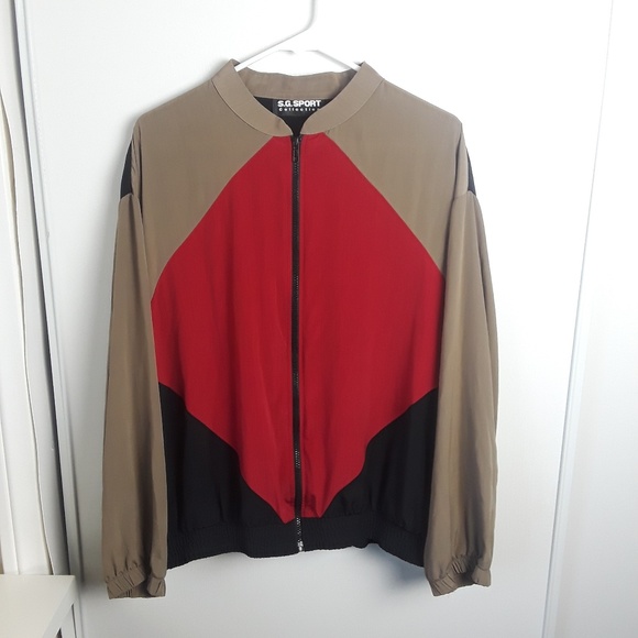 S.G. Sport Collection Jackets & Blazers - Vintage S.G. Sport Collection Silk Bomber
